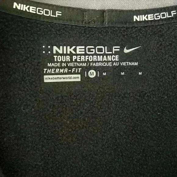 Nike Golf Men’s Tour Performance 3/4 Zip Pullover Size M - Picture 3 of 3